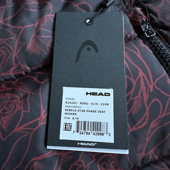 HEAD Rebels Star Phase Women’s Vest New Small/Medium - Picture 7 of 9